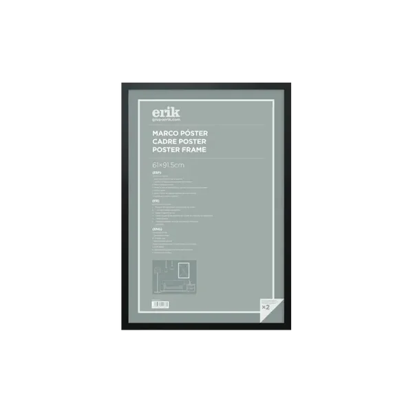 MARCO POSTER 61X91,5 CM MDF NEGRO