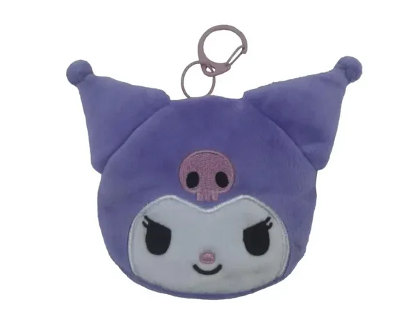 SANRIO KUROMI MONEDERO CARA LILA