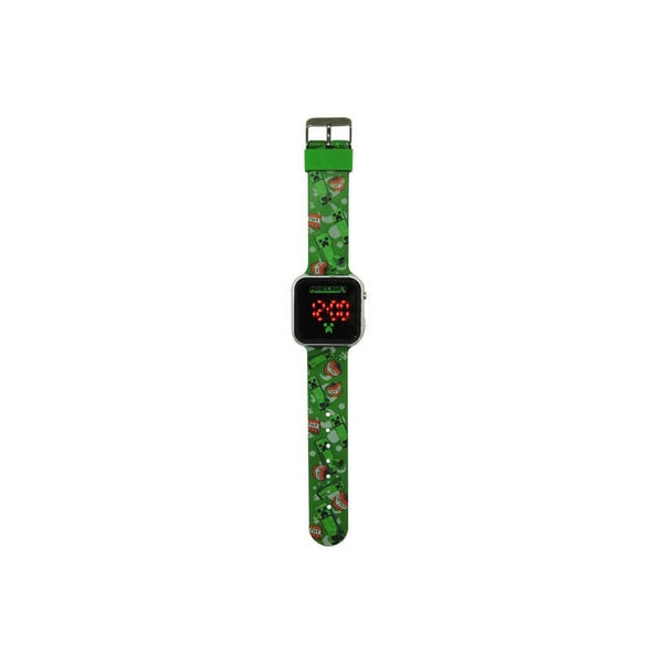 RELOJ DIGITAL LED MINECRAFT