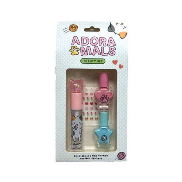 SET DE BELLEZA INFANTIL LA GATA LOLA ADORAMALS GATO