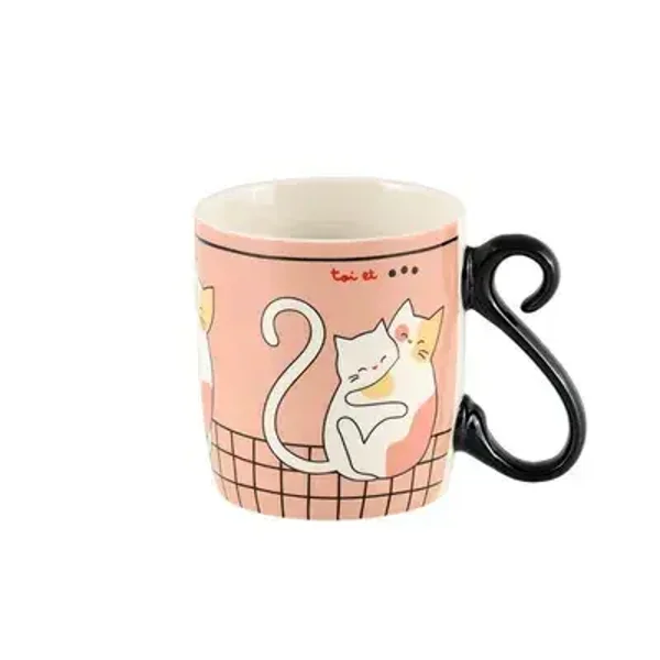TAZA HOUBA GATO DE PELUCHE/MUG HOUBA CHAT CÂLINOU