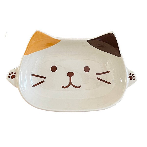 PLATO DE GATO DE DIBUJOS ANIMADOS JAPONESES