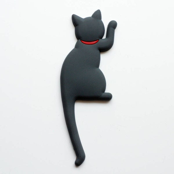IMÁN DE NEVERA CON GANCHO DE GATO