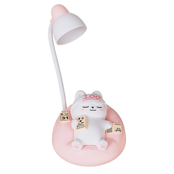 LUZ DE NOCHE DE GATO DURMIENTE TIERNO ROSA