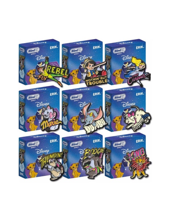 BLINDPIN SERIE 1 PINS MISTERIOSOS COLECCIONABLES DISNEY  CLASICOS