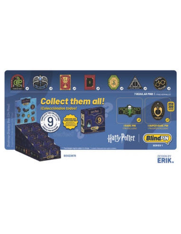 BLINDPIN SERIE 1 PINS MISTERIOSOS COLECCIONABLES HARRY POTTER