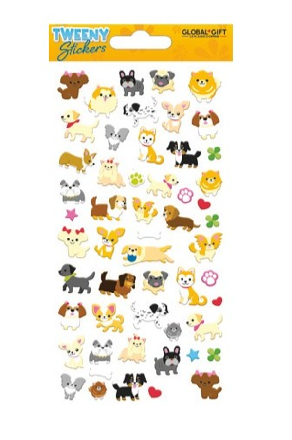 PEGATINAS TWEENY FOAMY CACHORRITOS ADORABLES & PERROS