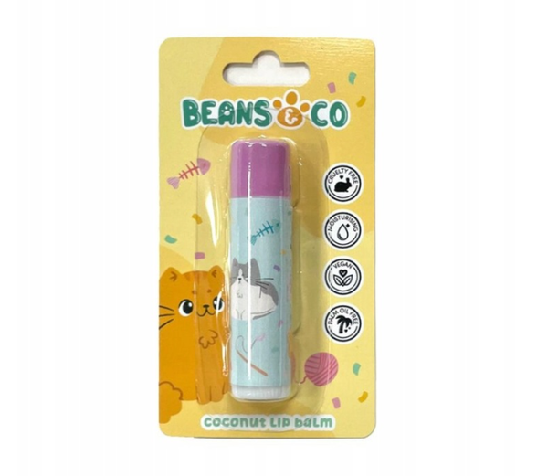 BÁLSAMO LABIAL EN BARRA GATOS BEANS & CO