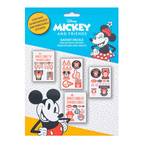 PEGATINAS REUTILIZABLES MICKEY Y MINNIE