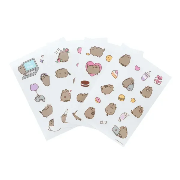 PEGATINAS REUTILIZABLES GATO PUSHEEN MOMENTS