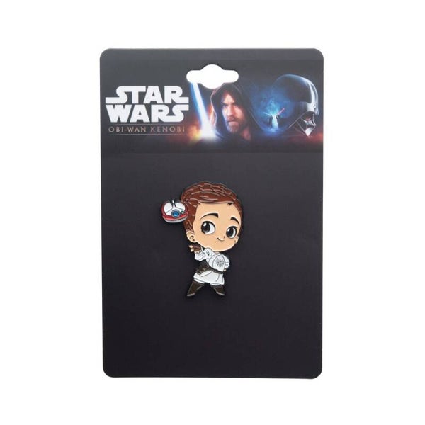 PIN STAR WARS OBI-WAN KENOBI PRINCESA LEIA Y LOLA CHIBI