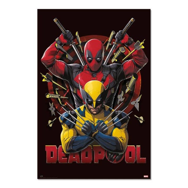 POSTER MARVEL DEADPOOL Y LOBEZNO 2