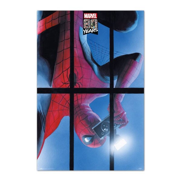 POSTER MARVEL SPIDERMAN 80 YEARS