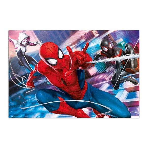 POSTER MARVEL SPIDERMAN PETER. MILES & GWEN