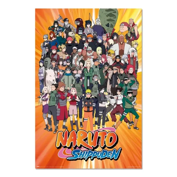 POSTER NARUTO SHIPPUDEN PERSONAJES