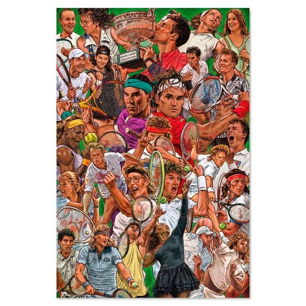 POSTER TENISTAS DE LEYENDA