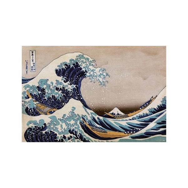 POSTER THE GREAT WAVE OFF KANAGAWA HOKUSAI