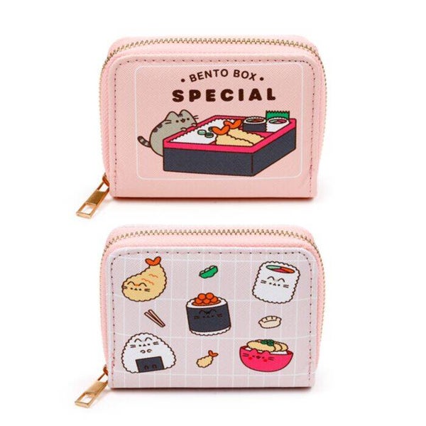 CARTERA CON CREMALLERA GATO PUSHEEN SUSHI CLUB PEQUEÑA