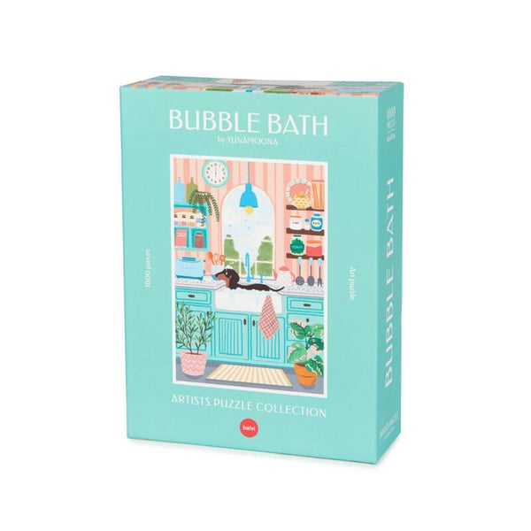 PUZLE BUBBLE BATH 1000 PZAS CARTÓN & PERRO