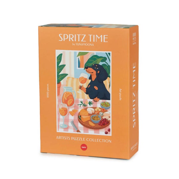 PUZLE SPRITZ TIME 1000 PZAS CARTÓN & PERRO