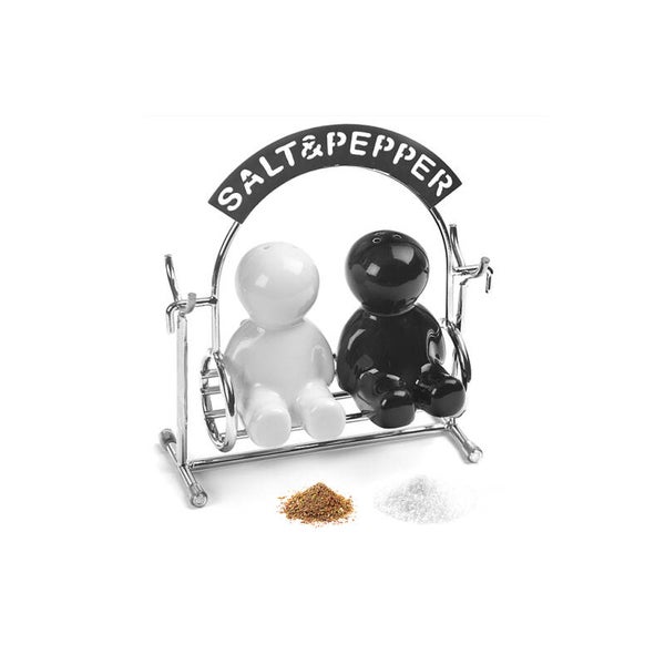 SET SAL & PIMIENTA SALT&PEPPER METAL/CERÁMICA