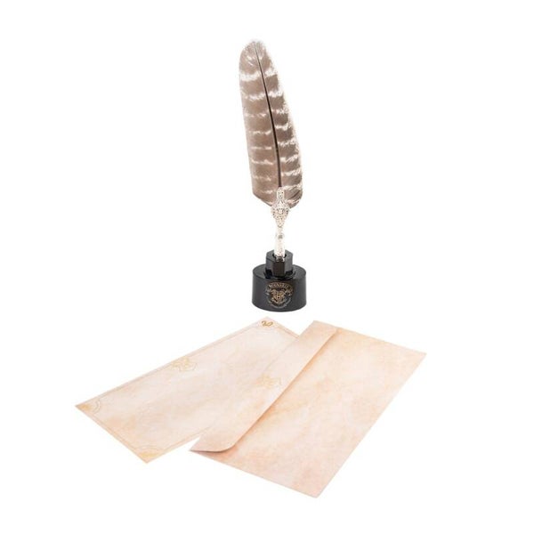 SET BOLÍGRAFO PLUMA Y CARTAS HARRY POTTER