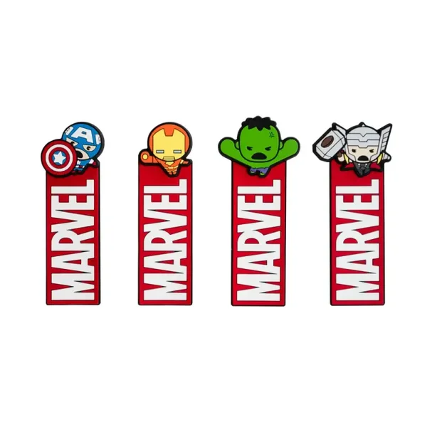 SET DE 4 MARCAPÁGINAS MARVEL LOS VENGADORES