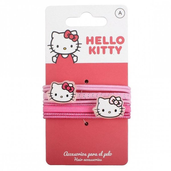 ACCESORIOS PELO ELÁSTICOS 8 PIEZAS HELLO KITTY