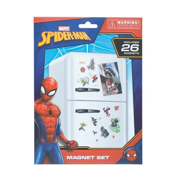 SET DE IMANES TROQUELADOS MARVEL SPIDER-MAN