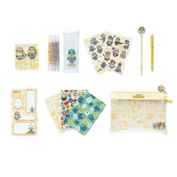 SET DE PAPELERIA MINIONS