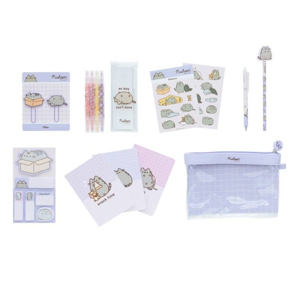 SET DE PAPELERIA GATO PUSHEEN MOMENTS