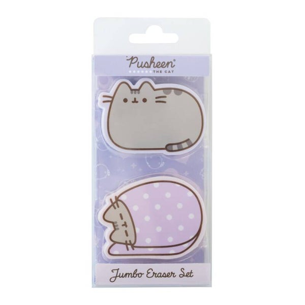 SET GOMAS DE BORRAR JUMBO GATO PUSHEEN MOMENTS