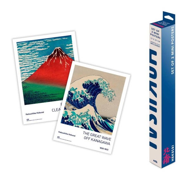 SET MINIPOSTERS HOKUSAI