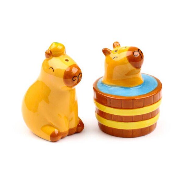 SET DE SALERO Y PIMENTERO CAPIBARA