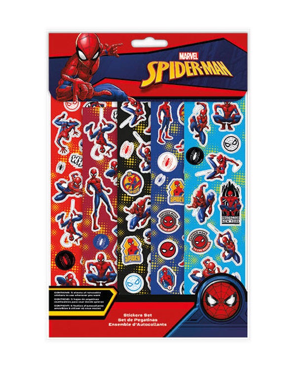 SET DE STICKERS SPIDERMAN
