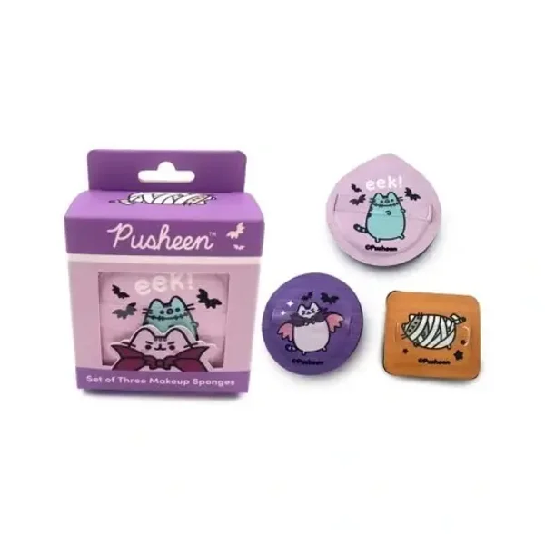 SET DE 3 ESPONJAS DE MAQUILLAJE GATO PUSHEEN