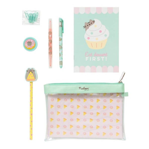 SUPER SET DE PAPELERIA GATO PUSHEEN FOODIE COLLECTION