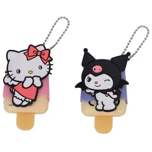 SET DE 2 BÁLSAMOS LABIALES HELLO KITTY KUROMI TAKE CARE