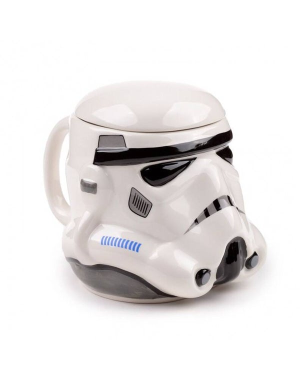 TAZA DE CERÁMICA 3D CON FORMA CASCO SOLDADO IMPERIAL STORMTROOPER (STAR WARS)
