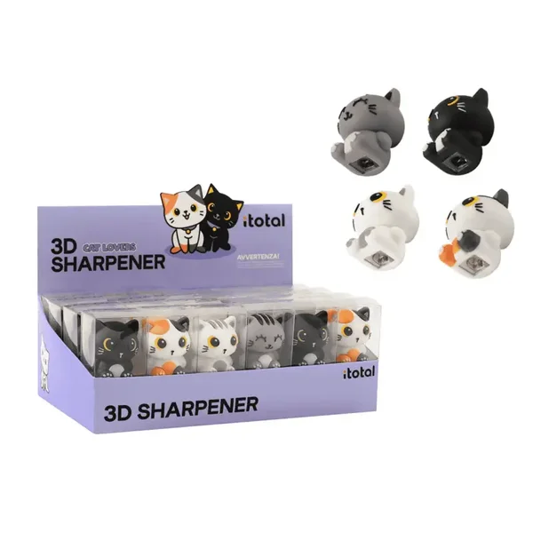 SACAPUNTAS 3D GATO