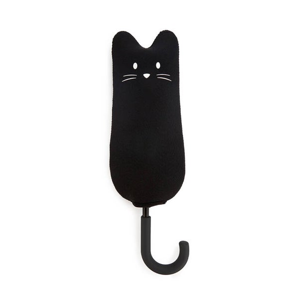 PARAGUAS MEOWMBRELLA NEGRO FUNDA NEOPRENO NYLON & GATO