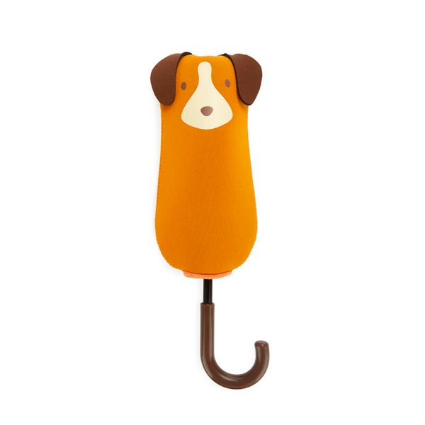 PARAGUAS PUPPYMBRELLA MARRÓN FUNDA NEOPRENO NYLON & PERRO