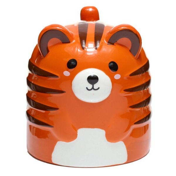 TAZÓN DE CERÁMICA 3D CON FORMA TIGRE ADORAMALS DEL REVÉS