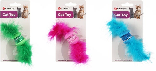 ROLLO CON PLUMAS FLAMINGO - HOWI/GATO