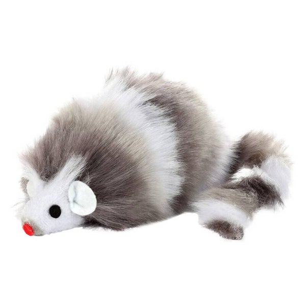 RATÓN DE PELUCHE FLAMINGO - GRISO GRIS/GATO