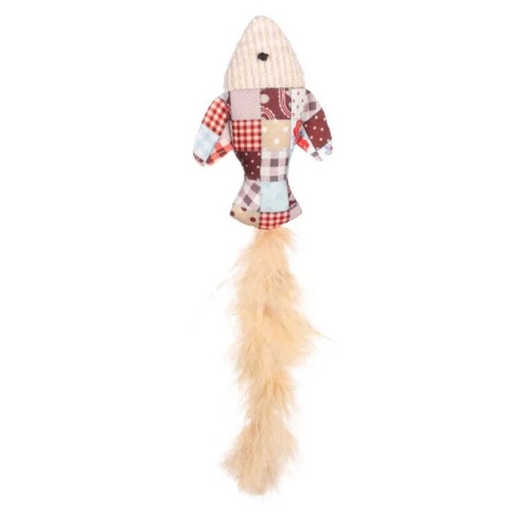 PESCADO CON PLUMA FLAMINGO - VINTA BEIGE/GATO