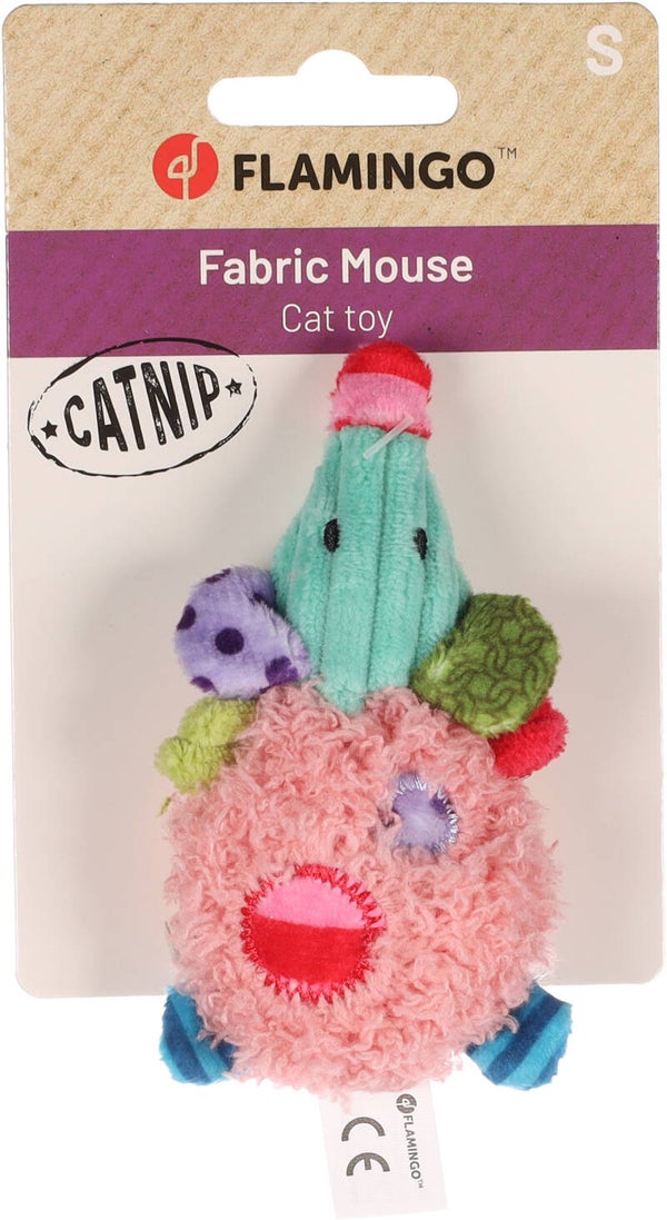 FLAMINGO RATÓN DE JUGUETE PARA GATO - GRAGGA - ROSA T.S