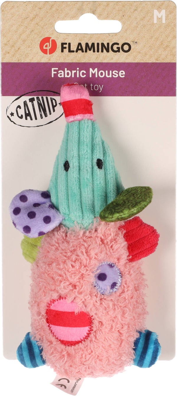FLAMINGO RATÓN DE JUGUETE PARA GATO - GRAGGA - ROSA T.M