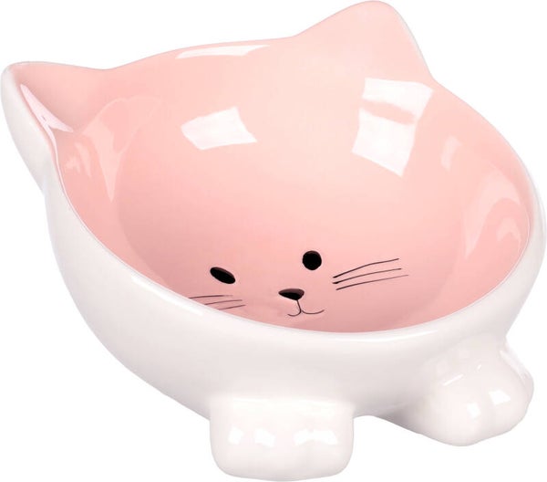 COMEDERO PARA GATO FLAMINGO - PUZI - ROSA