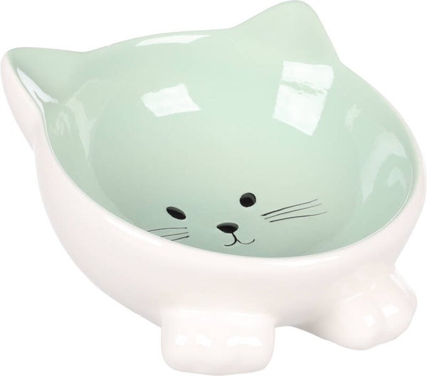COMEDERO PARA GATO FLAMINGO - PUZI - VERDE